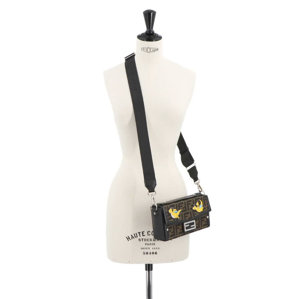 Fendi black Pokemon brown Bag Zucca Shoulder